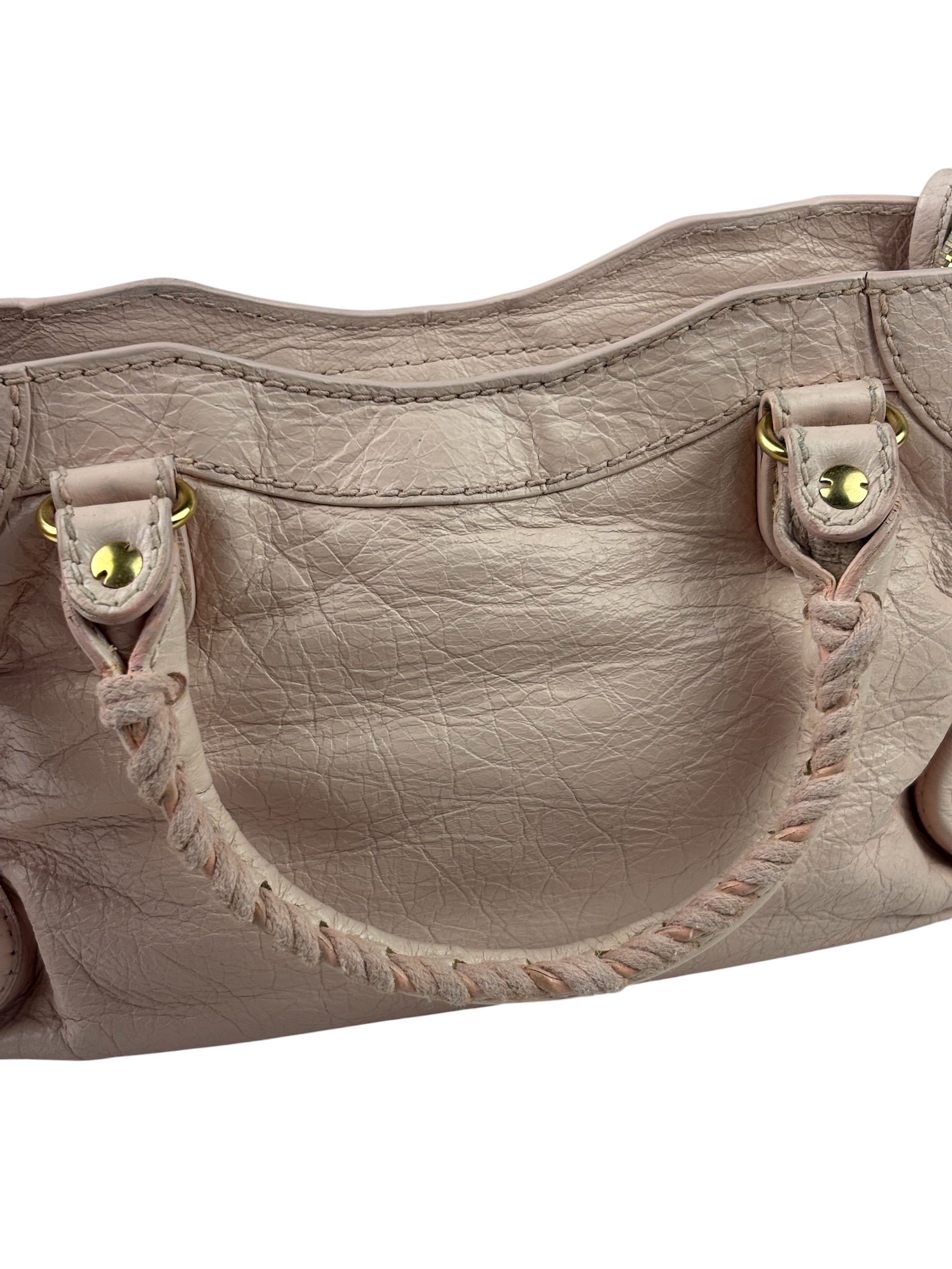 Balenciaga Pink Leather Le City Two-Way Bag
