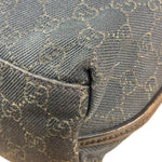 Gucci GG Denim leather Trim Gifford Tote Bag