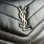 Saint Laurent Loulou Black Leather Shoulder Bag