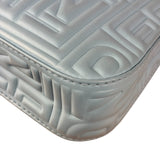 Fendi Blue Embossed Leather FF Baguette