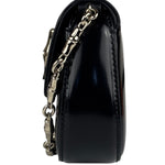Gucci Black Leather Bamboo Night Small Clutch/Pochette