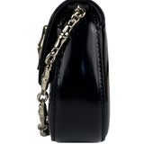 Gucci Black Leather Bamboo Night Small Clutch/Pochette