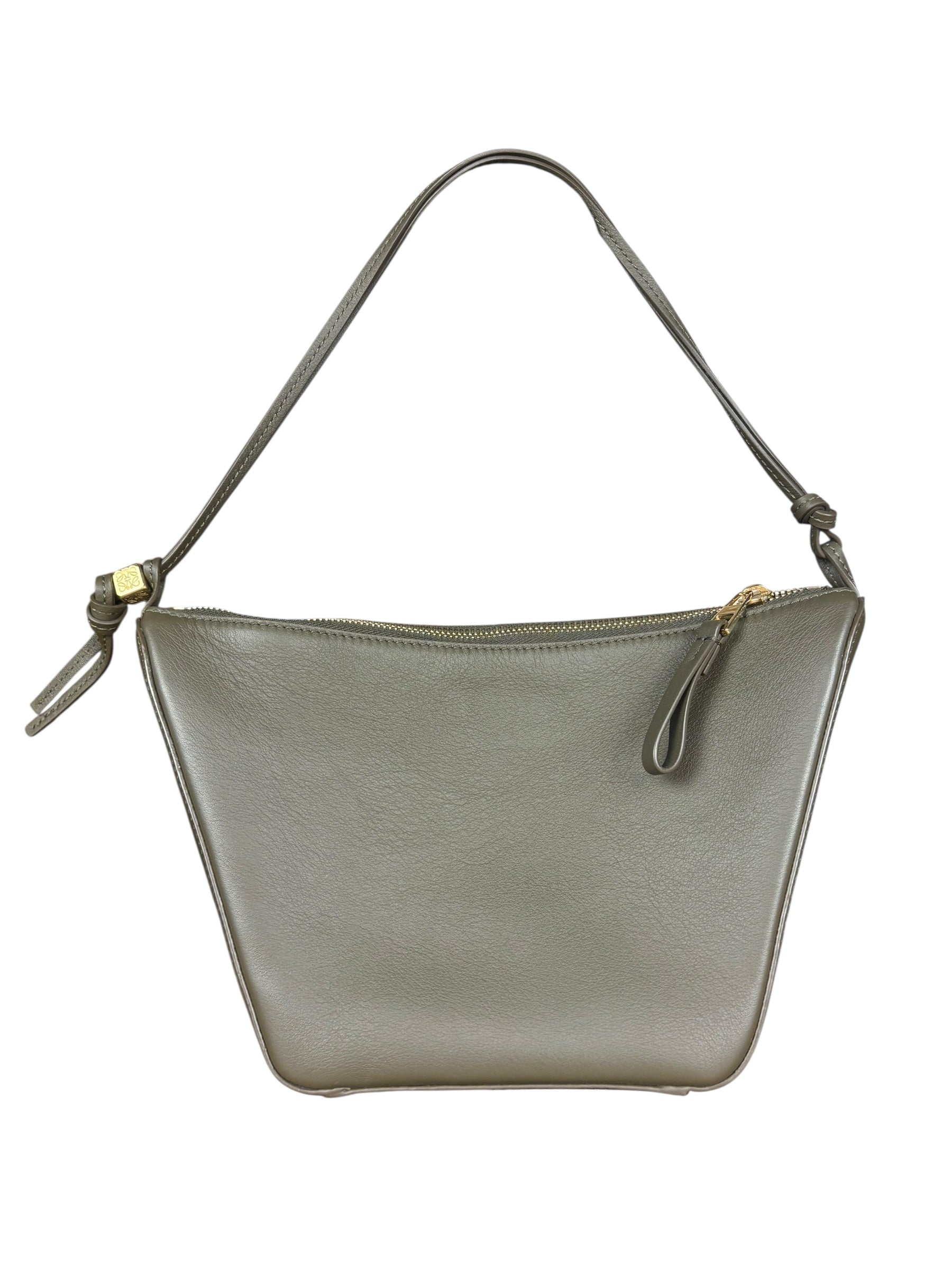 Loewe Mini Leather Hammock Hobo Bag