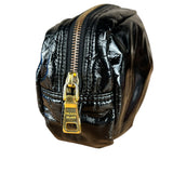Prada Black Patent Vernice Cosmetic Pouch