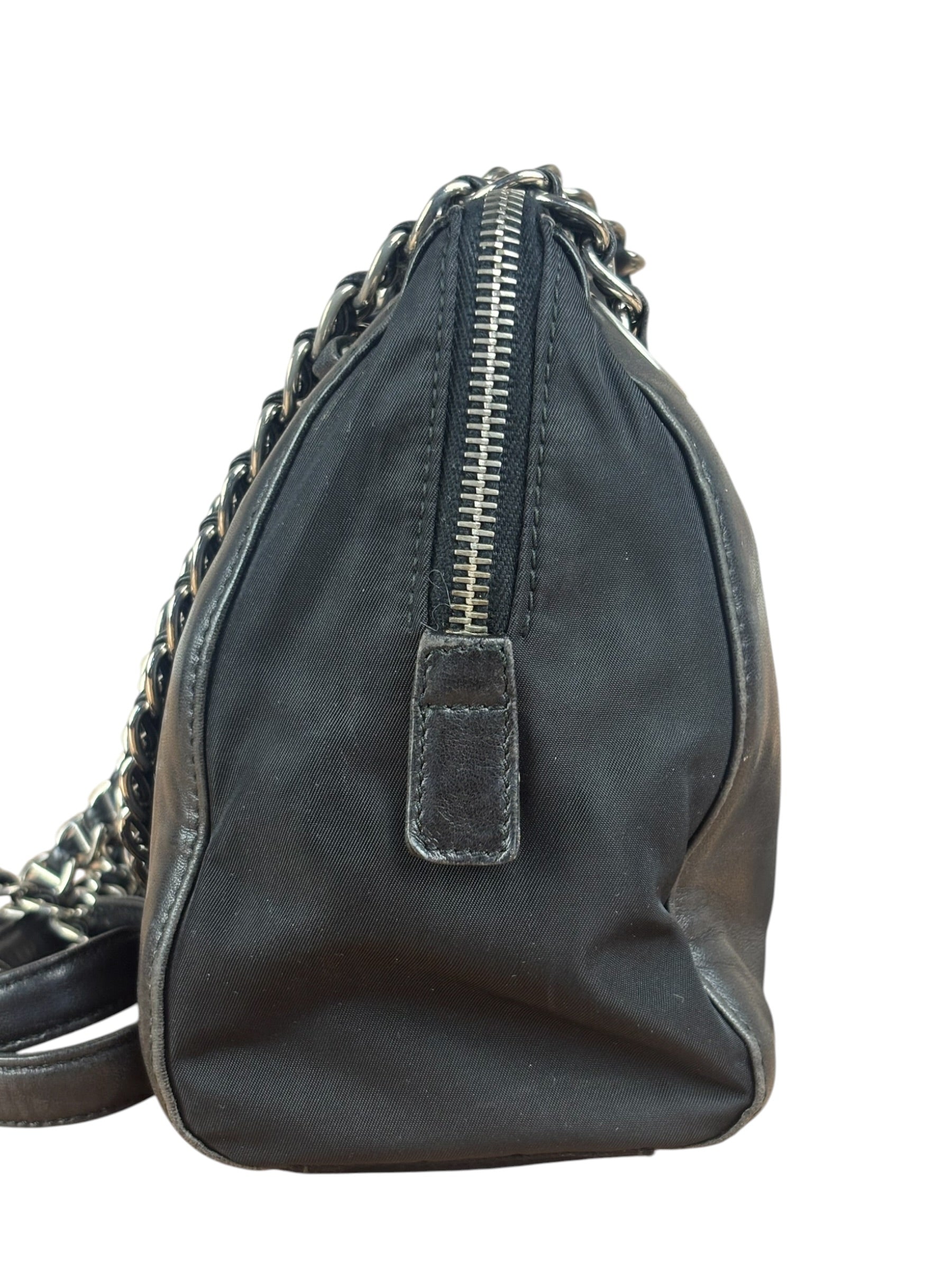 Prada Vintage Nappa Leather Chain Shoulder Bag