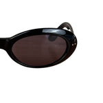 Gucci Black Oval Sunglasses ssed