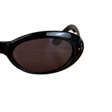 Gucci Black Oval Sunglasses ssed