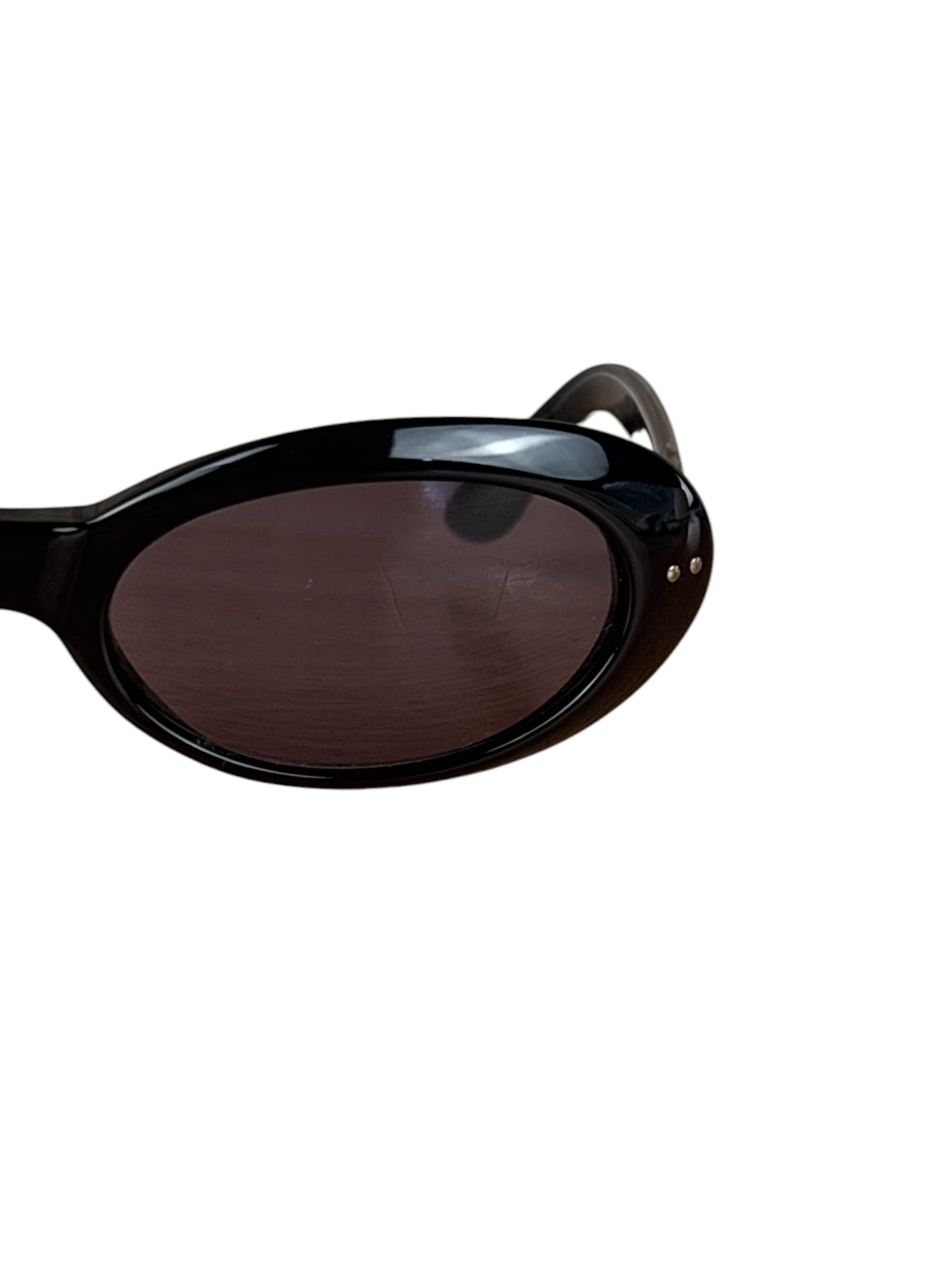 Gucci Black Oval Sunglasses ssed