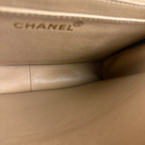 Chanel M Beige Lambskin Envelope Flap 1997
