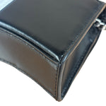 Balenciaga x Adidas Black Hourglass Wallet on Chain