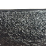 Celine Black Leather Solo Zipper Clutch