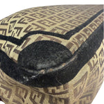 Fendi Black Trim Zucca Mamma Baguette