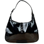 Gucci Vintage TF Black Patent Leather Jackie Hobo Bag