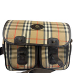 Burberry Vintage Beige/Dark Brown House Shoulder Bag