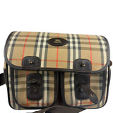 Burberry Vintage Beige/Dark Brown House Shoulder Bag
