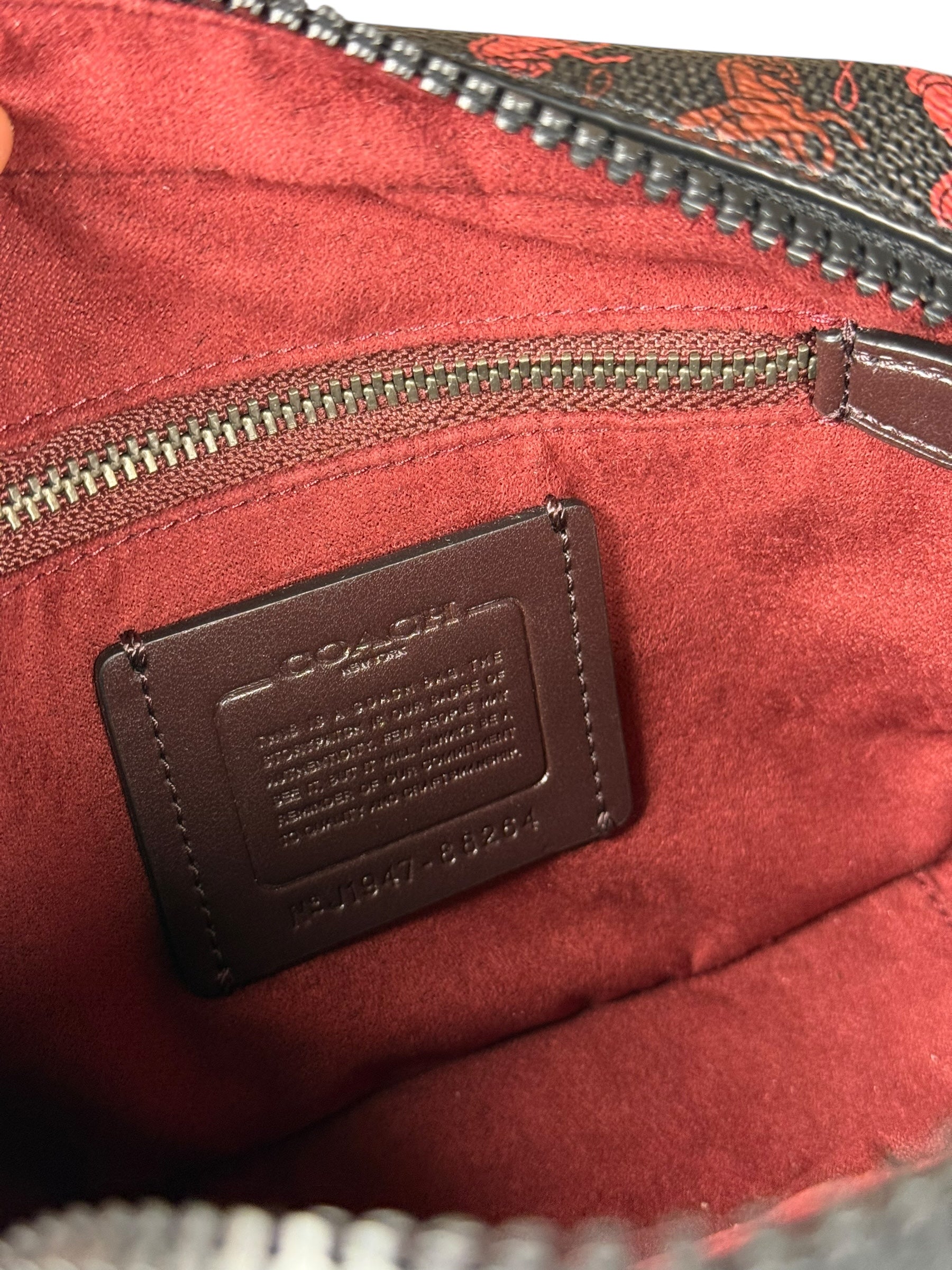 Coach Heartbeat Horse Camer Shoulder Bag