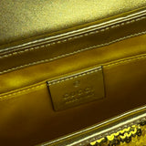 Gucci GG Marmont Gold Sequin Chain Shoulder Bag