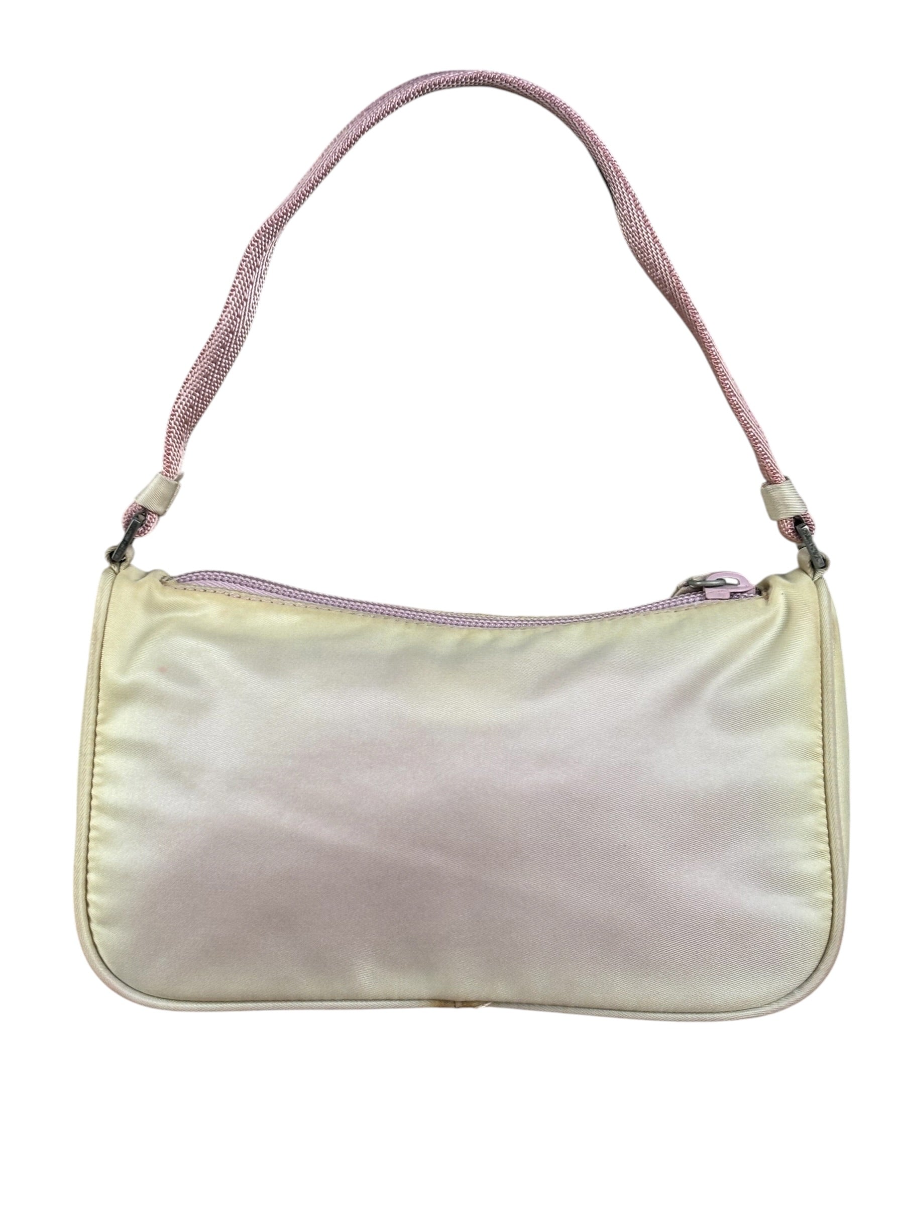 Prada Pink Nylon Tessuto Pochette