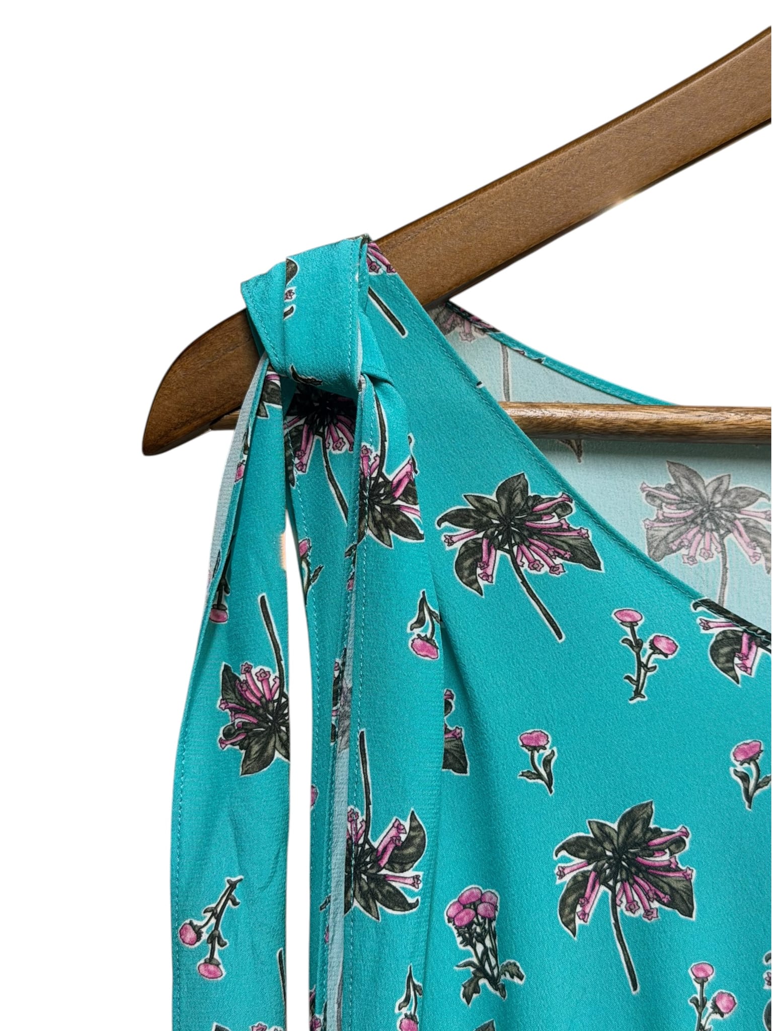 Prada Turquoise Wrap Dress