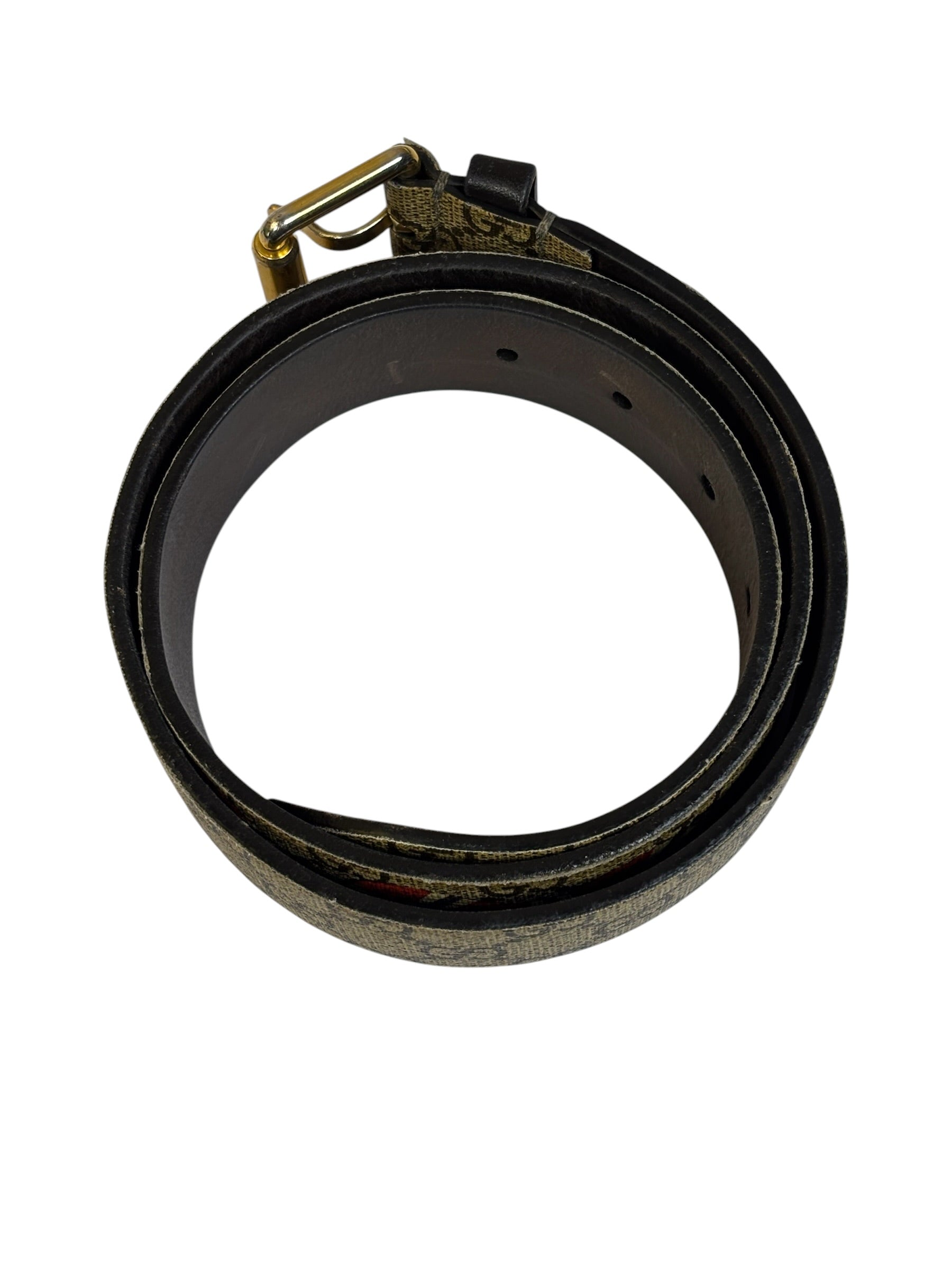 Gucci Beige GG Kingsnake Belt