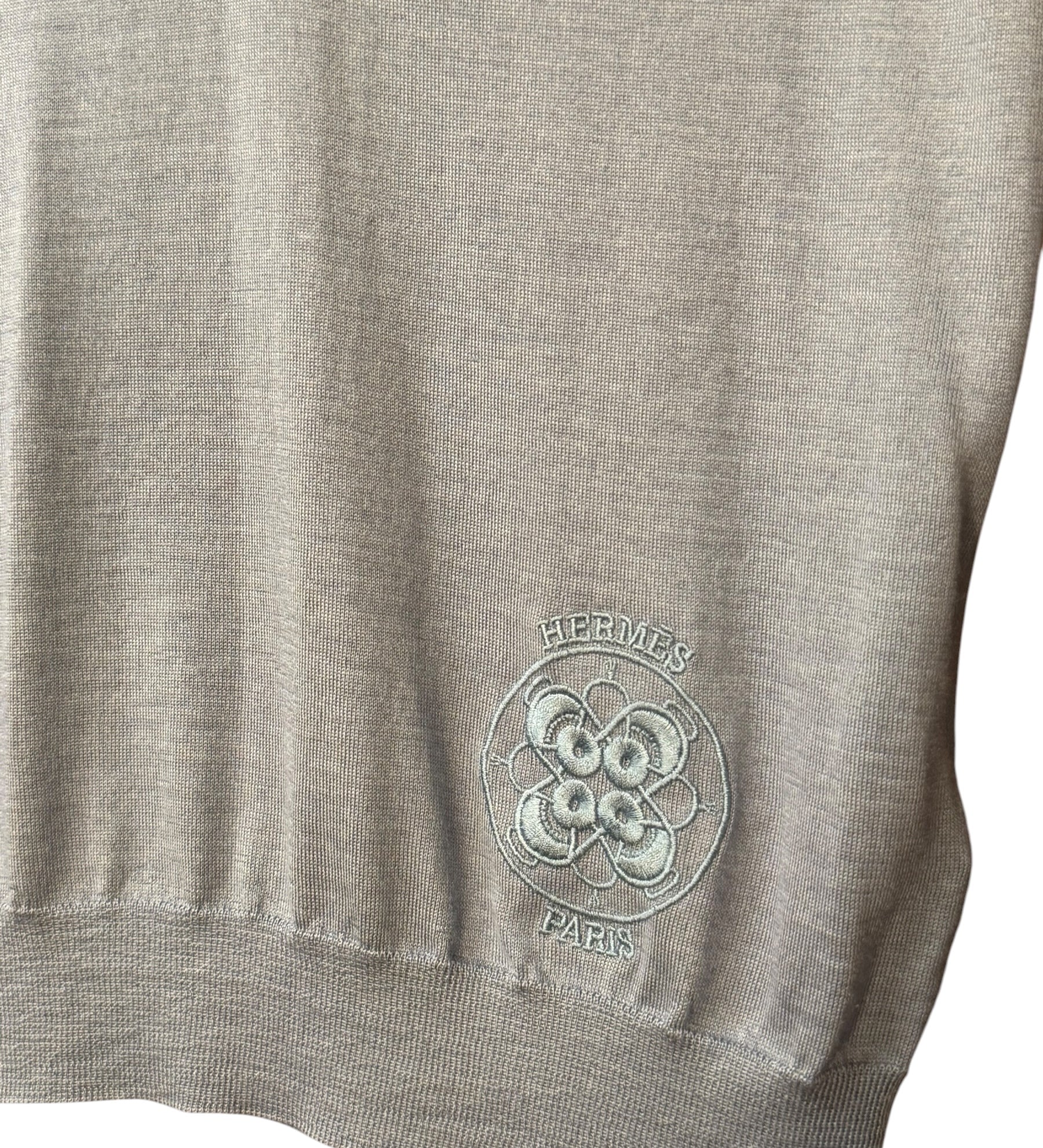 Hermes Vintage Blue Cashmere/Silk Sweater Vest