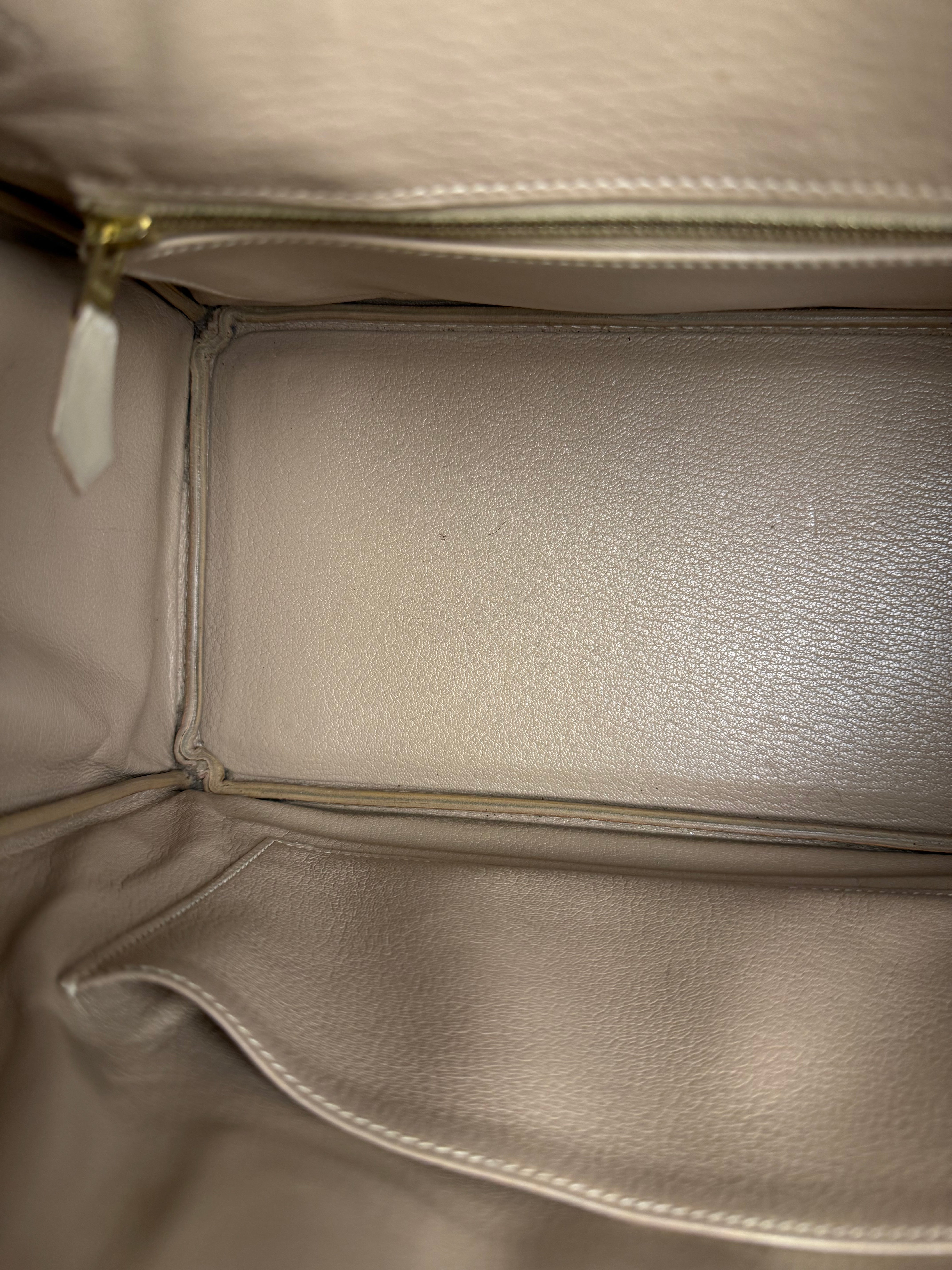 Hermes Birkin 30 Argile Box Brushed Gold 2003