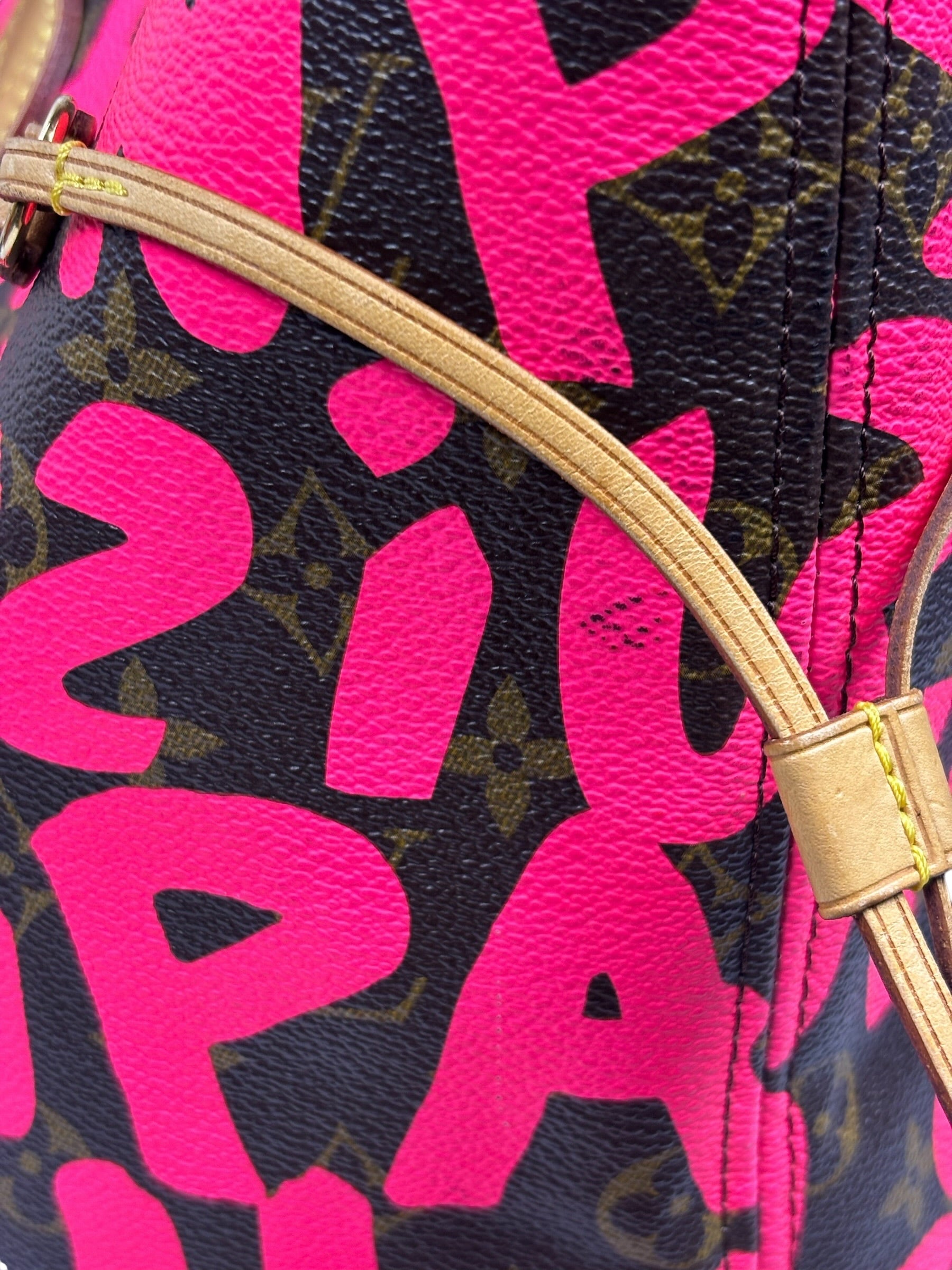 Louis Vuitton x Stephen Sprouse Graffiti Pink/Brown Monogram Neverfull GM