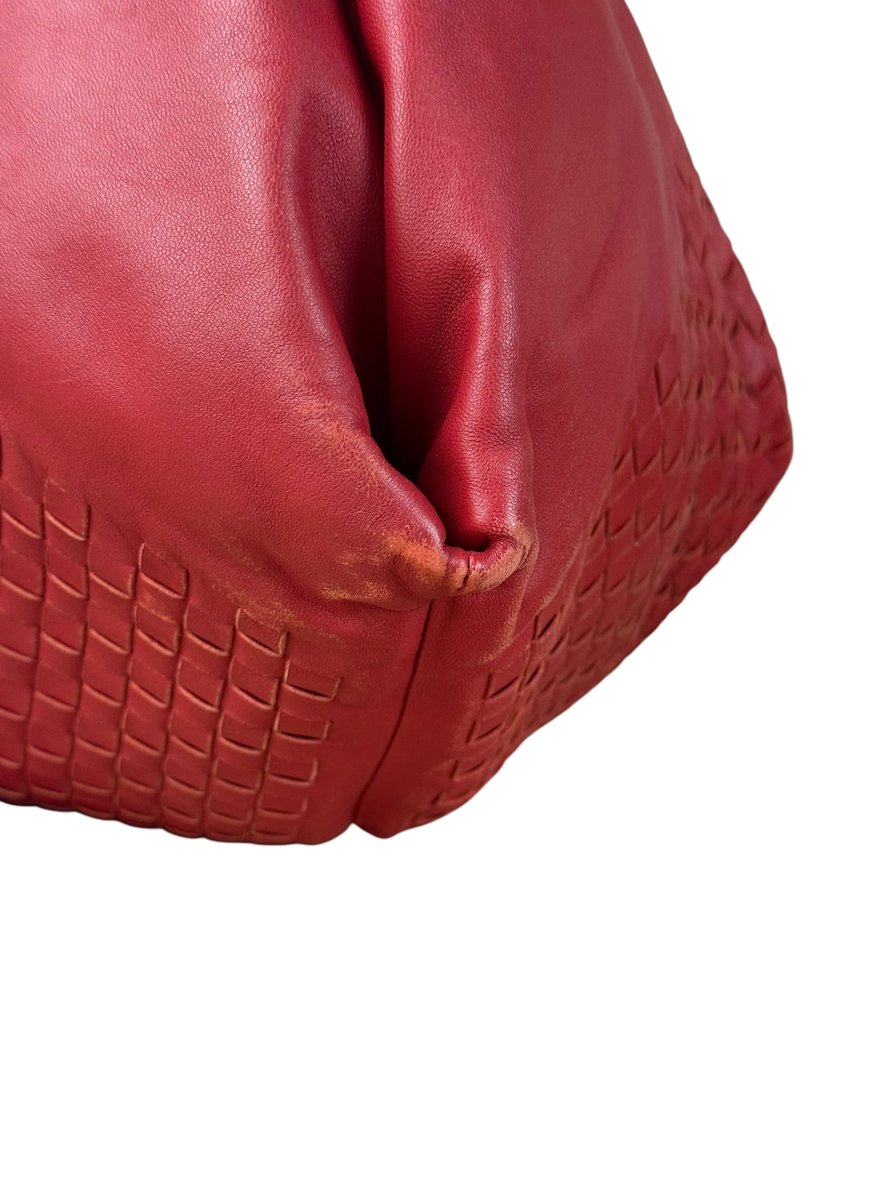 Bottega Veneta Brown Intrecciato Shoulder Bag