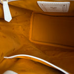 MCM Monogram White Bucket Shoulder Bag