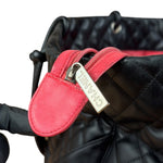 Chanel Black Leather Cambon Ligne Tote 2003
