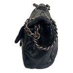 Chanel Black/Grey Quilted Calfskin Matelassè Iridescent Flap Bag 2009
