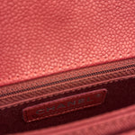 Chanel Red Caviar Leather Maxi Chain Flap Bag 2014