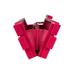 Chanel Rare Pink Plexi Brick Lego Clutch/Shoulder Bag 2014