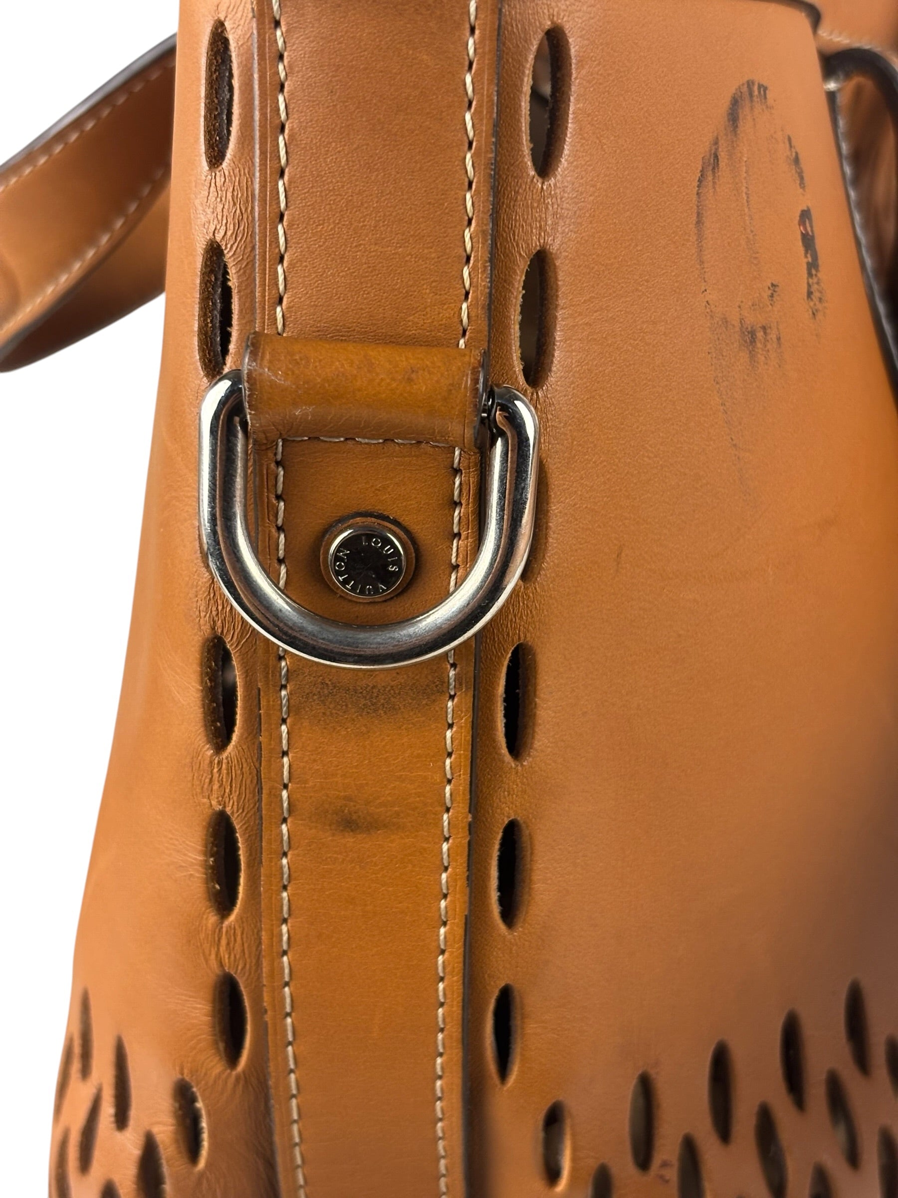 Louis Vuitton Cognac Damier Nomade Oversized Tote
