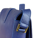 Saint Laurent Chyc Royal Blue Leather Crossbody