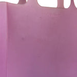 Chanel Purple Jelly Rubber Small Tote Bag Early 2000's