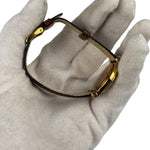 Gucci Vintage Brown/Gold Plated Watch