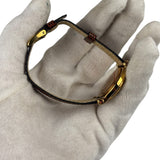 Gucci Vintage Brown/Gold Plated Watch