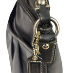 Coach Black Leather Soho Pleated Crossbody Bag