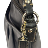 Coach Black Leather Soho Pleated Crossbody Bag