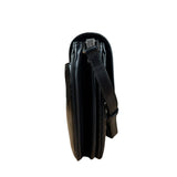 Saint Laurent Black Monogram Patent Leather Shoulder Bag