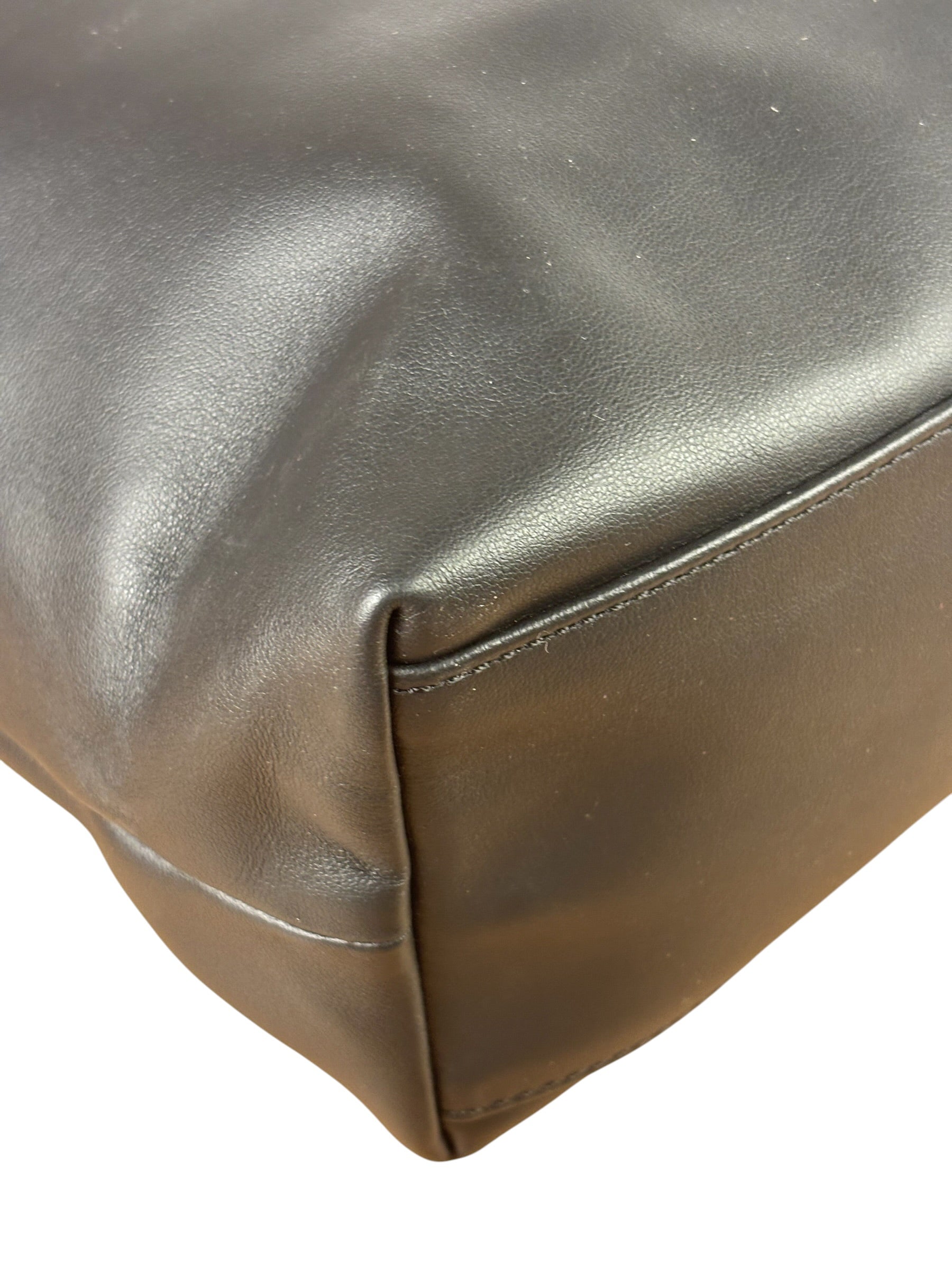 Longchamp Black Leather Le Pliage Xtra Medium Tote