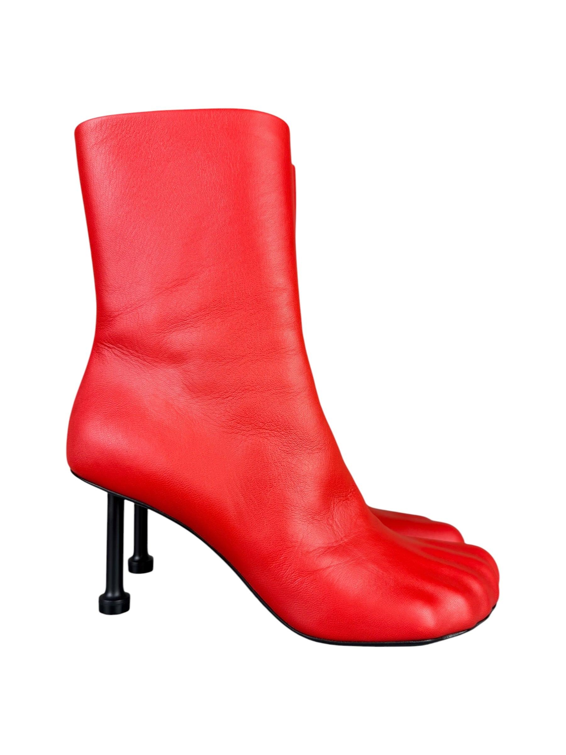 Balenciaga Red Anatomic Bootie