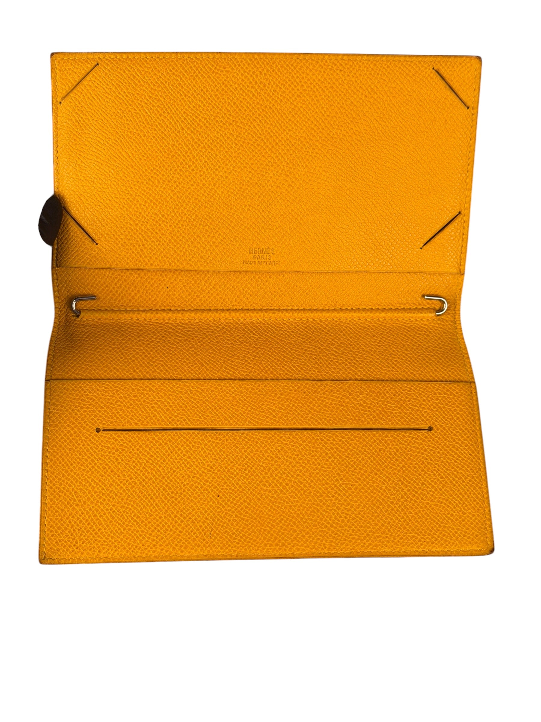 Hermes Yellow Leather Agenda Cover