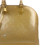 Louis Vuitton Yellow Monogram Vernis Alma Handbag