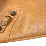 Balenciaga Peach Leather Le City Clutch