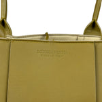 Bottega Veneta Muted Olive Intreccio Arco Woven Leather Tote