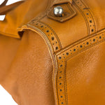 Balenciaga Brown Lambskin Riva Velo Two-Way Bag