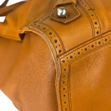 Balenciaga Brown Lambskin Riva Velo Two-Way Bag