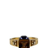 Louis Vuitton Gold-Toned Gamble Ring